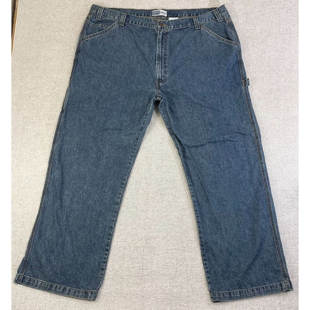 Levi's Signature Carpenter Jeans Men's 48x32 Blue Denim Utility Workwear
